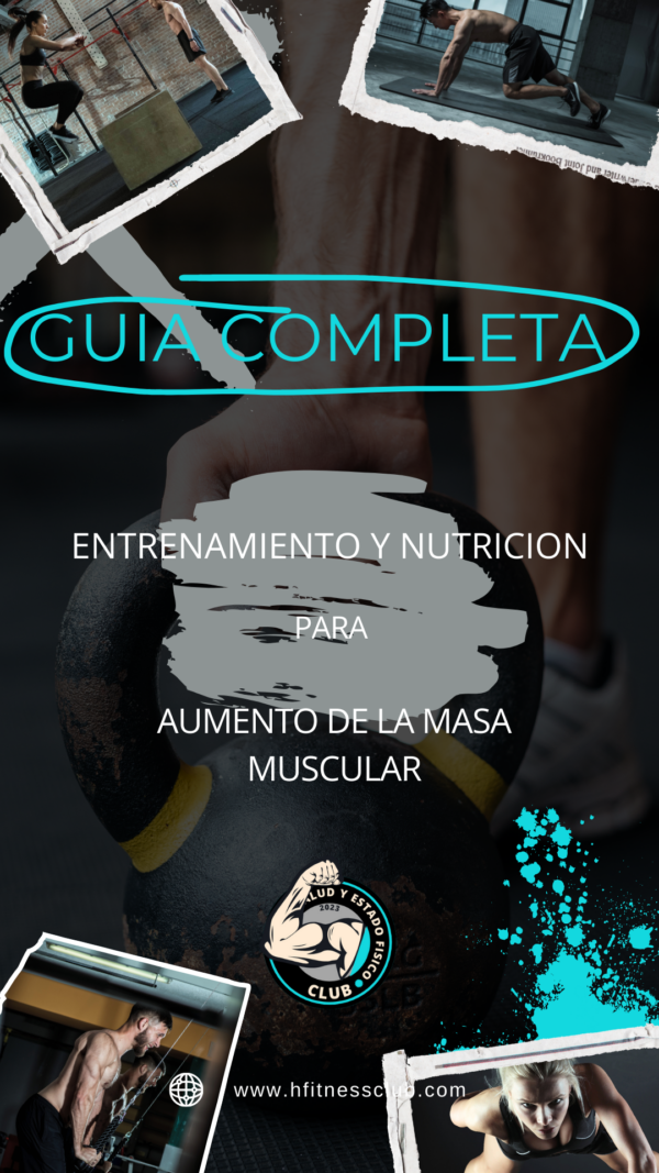 Entrenamiento y nutrición para masa muscular